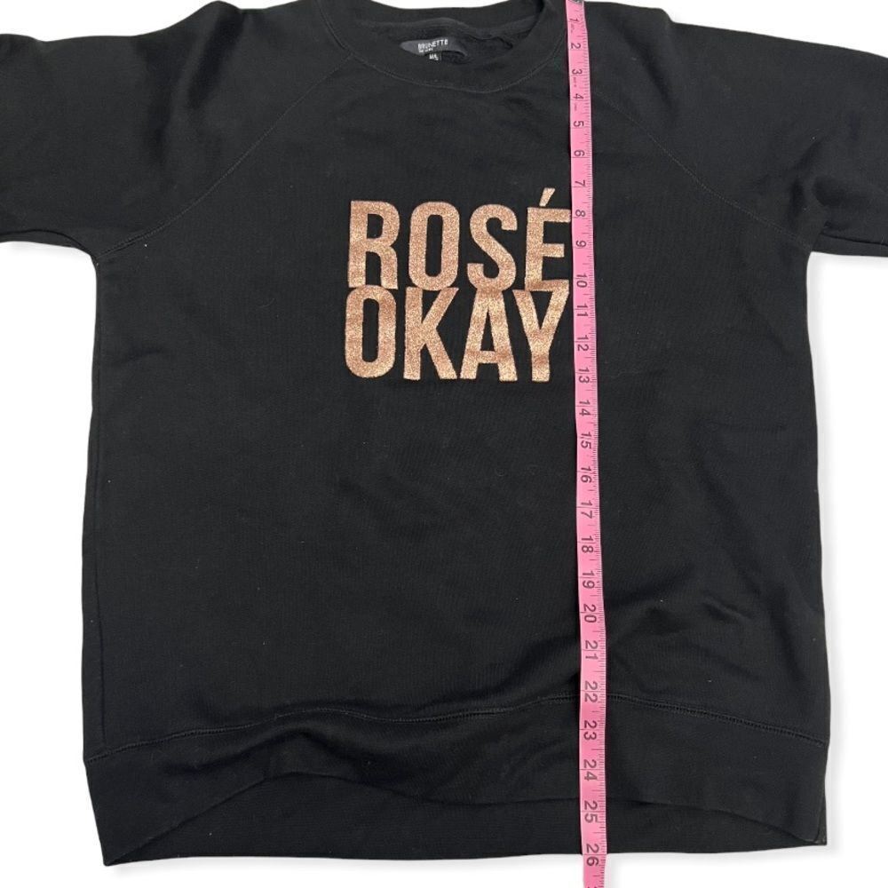 Brunette The Label “Rose Okay” Classic Crewneck Sweatshirt — image 6 of 7